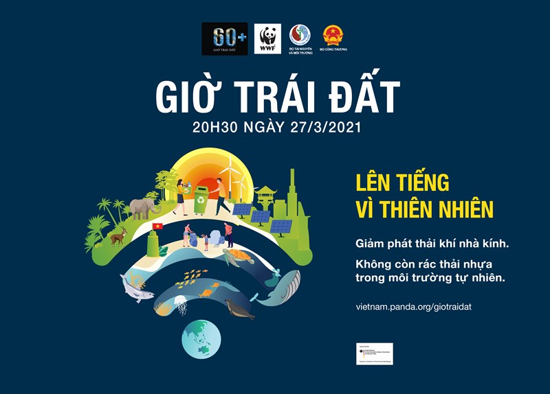 HƯỞNG ỨNG CHIẾN DỊCH GIỜ TRÁI ĐẤT 2021 LÊN TIẾNG VÌ THIÊN NHIÊN – 20H30 NGÀY 27/3/2021